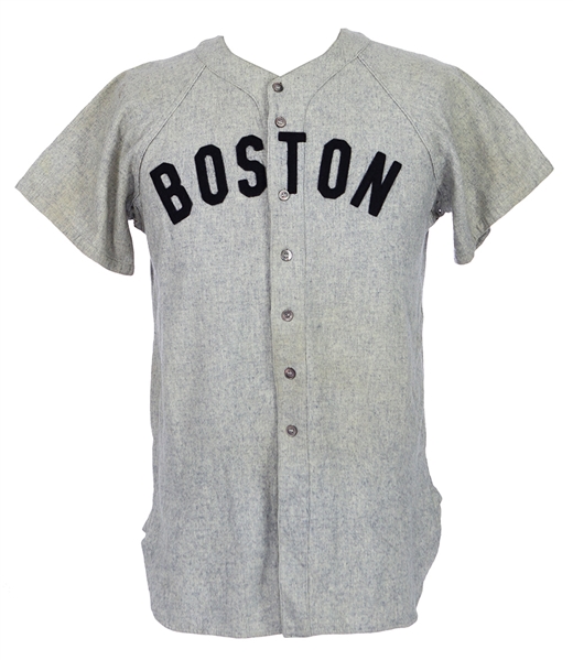 1950s Joe Dobson Boston Red Sox Restored Road Jersey (MEARS LOA)