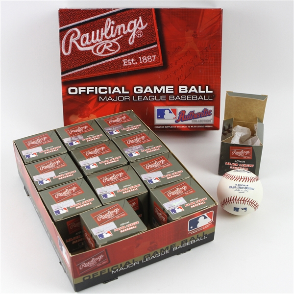 2010-14 Rawlings Official Major League Bud Selig Baseballs - Case of One Dozen