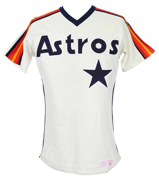 1984-85 Jim Pankovits Houston Astros Game Worn Alternate Jersey (MEARS LOA)