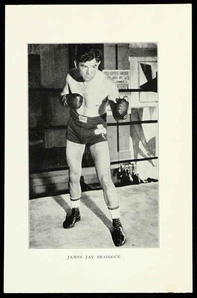 1935-1937 James Jay Braddock World Heavyweight Champion 5"x 7" Print 