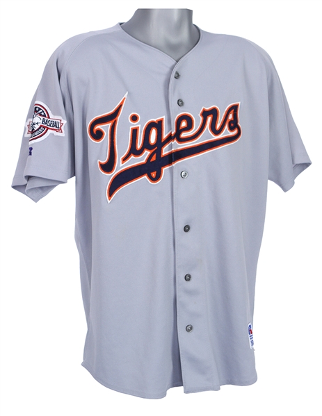 1990s Tigers #42 Minor League Game Worn Jersey (MEARS LOA)