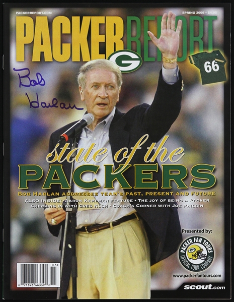 2006 Bob Harlan Green Bay Packers Signed Packer Report (JSA)