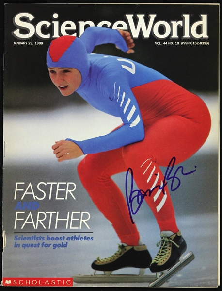 1988 Bonnie Blair Olympic Speed Skater Signed Science World (JSA)