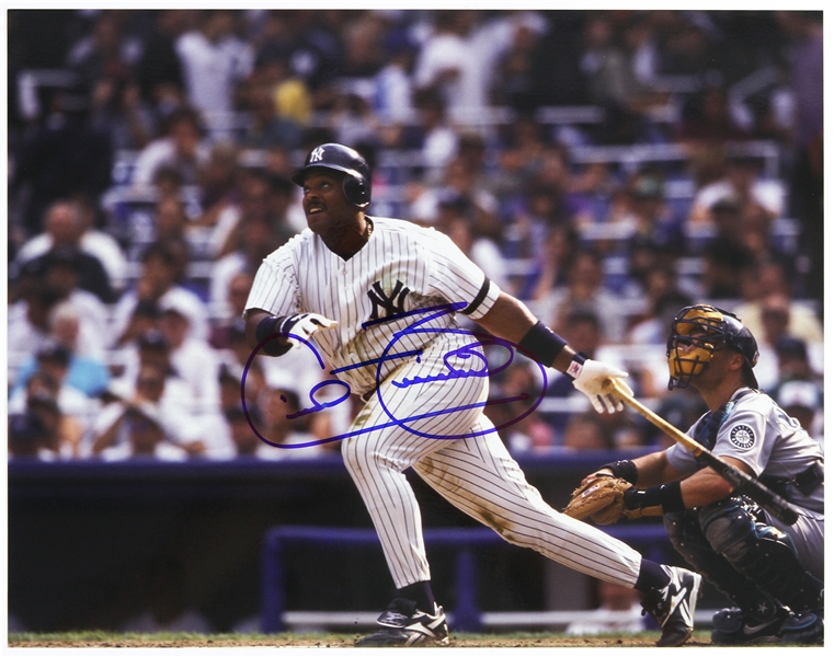 1996-1997 Cecil Fielder New York Yankees Signed 11"x 14" Photo (JSA)