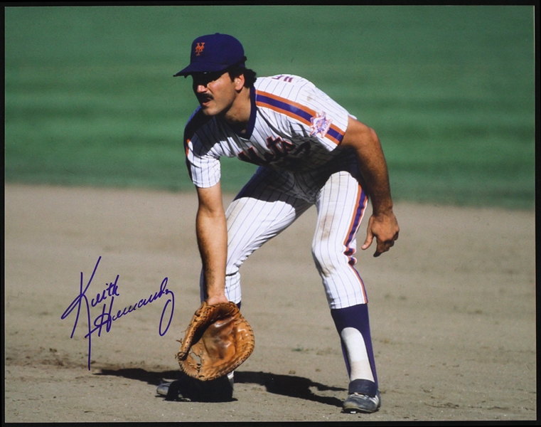 1983-1989 Keith Hernandez New York Mets Signed 11"x 14" Photo (JSA)