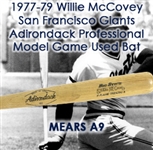 1977-79 Willie McCovey San Francisco Giants Adirondack Professional Model Game Used Bat (MEARS A9)