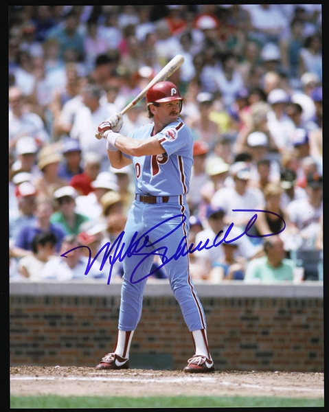 1972-1989 Mike Schmidt Philadelphia Phillies Signed 11"x 14" Photo (JSA)