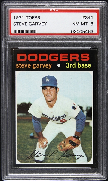 1971 Steve Garvey Los Angeles Dodgers Topps Trading Card (PSA/DNA Slabbed)