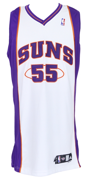 2009-10 Earl Clark Phoenix Suns Game Worn Home Jersey (MEARS LOA)