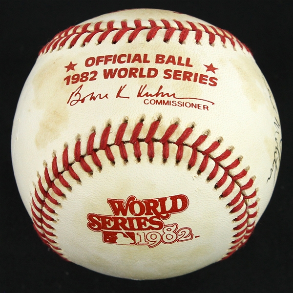 1982 Robin Yount / Paul Molitor / Jim Gantner Milwaukee Brewers Signed Official World Series Kuhn Baseball (JSA)