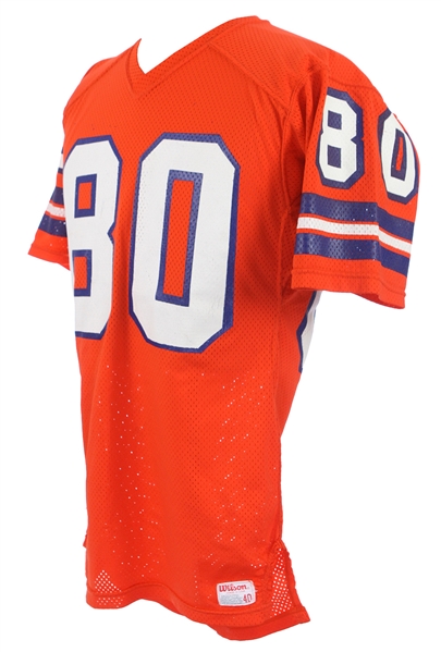 1978-81 Rick Upchurch Denver Broncos Game Worn Home Jersey (MEARS LOA)