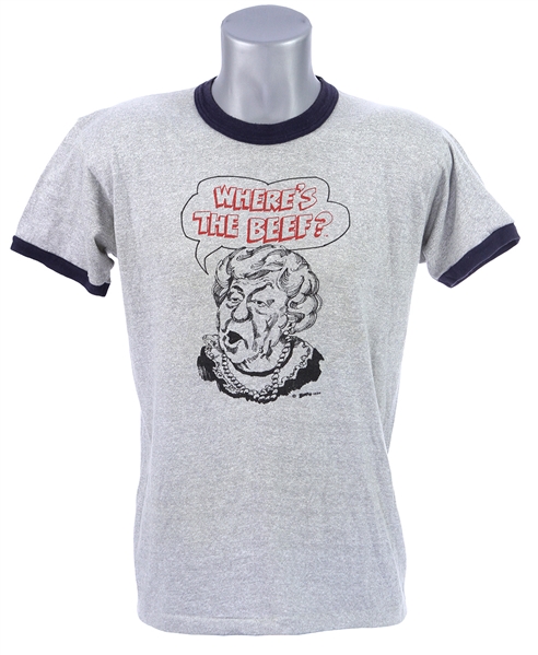 1984 Wendys "Wheres the Beef" Ringer T Shirt