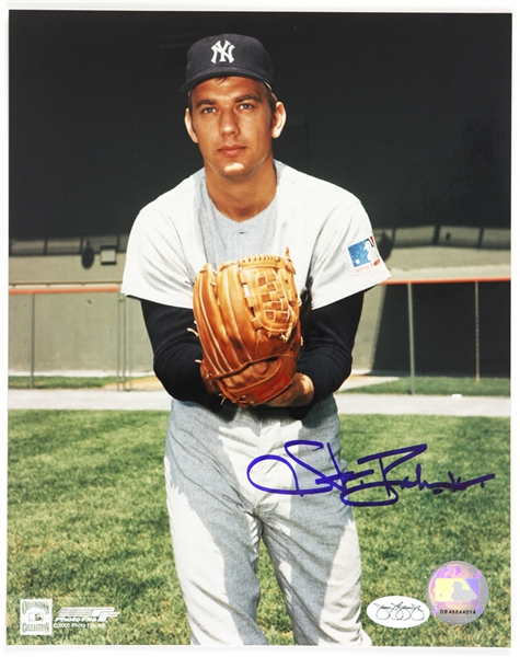1966-1971 Stan Bahnsen New York Yankees Signed 8"x 10" Photo *JSA*