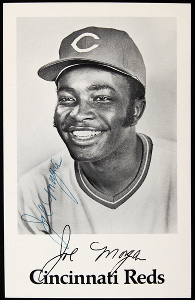 1972-1979 Joe Morgan Cincinnati Reds Signed 3"x 5" Photo Card (JSA)