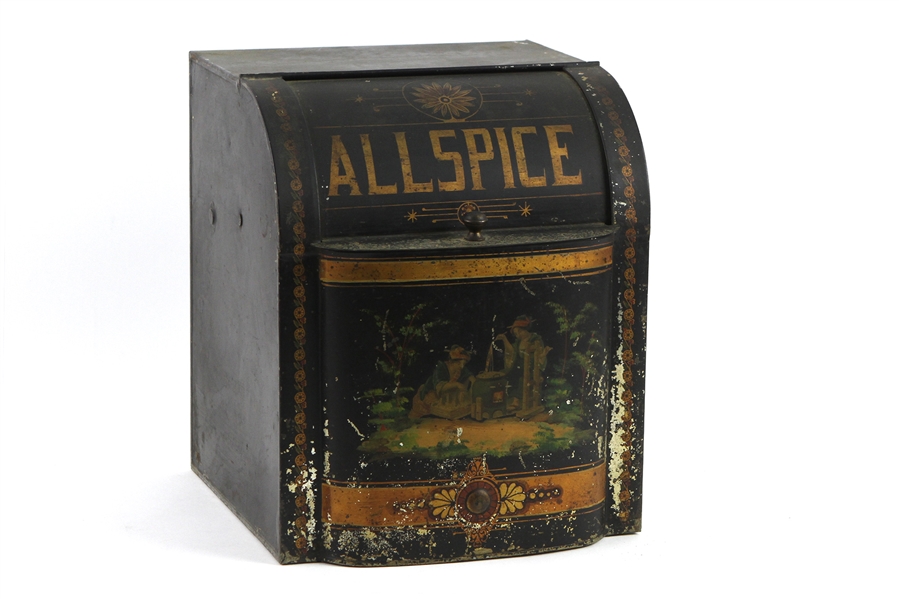 1900s-10s All Spice Painted Tin Box