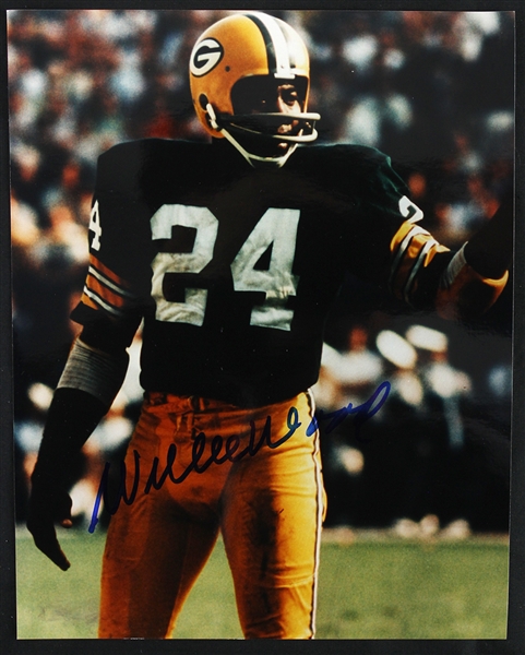 1960-1971 Willie Wood Green Bay Packers Signed 8"x 10" Photo (JSA)