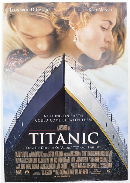 1997 Titanic 27"x 39" Film Poster 