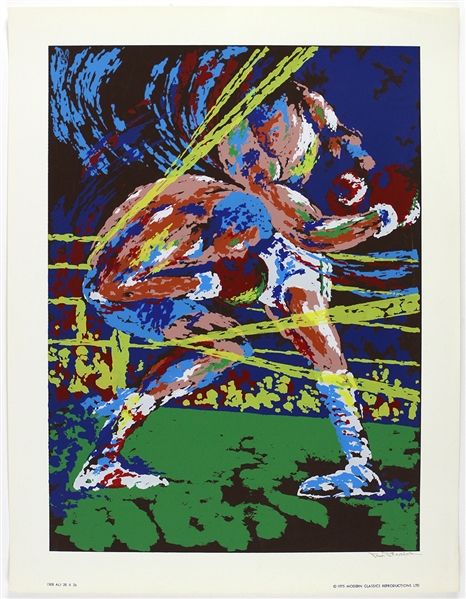 1975 Muhammad Ali "Ali Knockout" 20"x 26" Ted Tanabe Serigraph 
