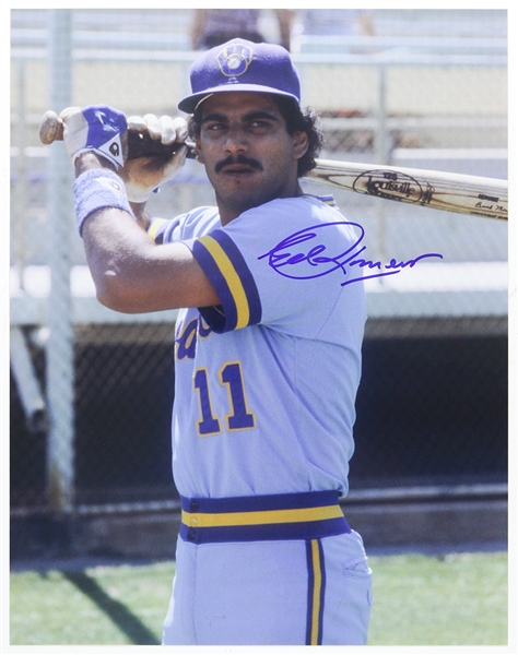1977-1985 Ed Romero Milwaukee Brewers Signed 11"x 14" Photo (JSA)