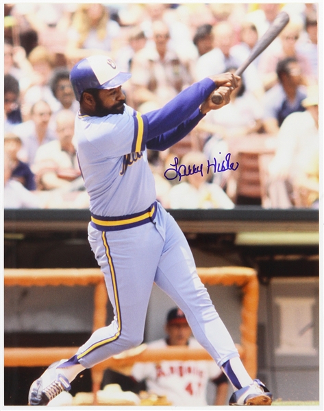 1978-1982 Larry Hisle Milwaukee Brewers Signed 11"x 14" Photo (JSA)