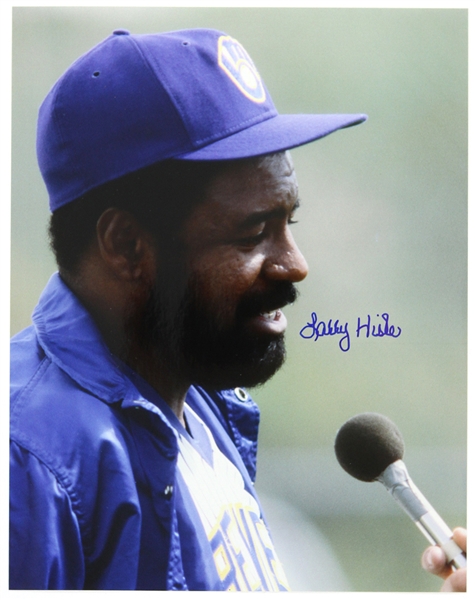 1978-1982 Larry Hisle Milwaukee Brewers Signed 11"x 14" Photo (JSA)