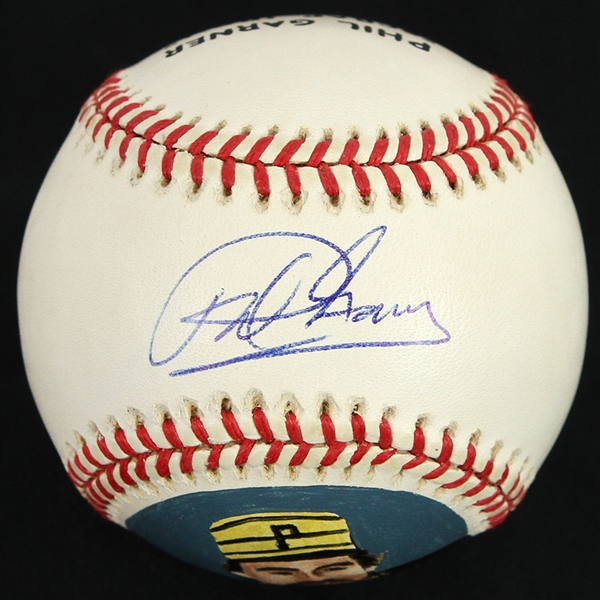 1998 Phil "Scrap Iron" Garner Pittsburgh Pirates Signed ONL Coleman Painted Baseball (JSA)