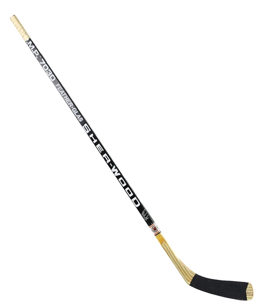 1979-2001 Ray Bourque Boston Bruins Signed Game-Used Sher-Wood Hockey Stick (MEARS LOA/JSA)