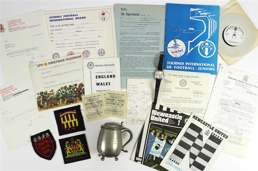 1970s Newcastle United Programs, Correspondences, Magazine and more (Lot of 35+)