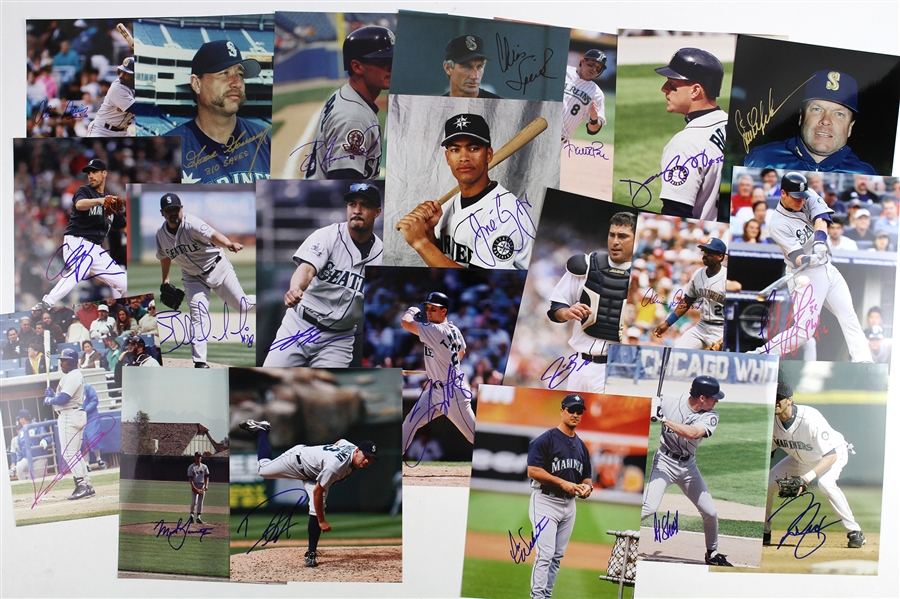 1980s-1990s Seattle Mariners Signed 8"x 10" Photos Including Goose Gossage, Alvin Davis, and more (Lot of 32)(JSA)