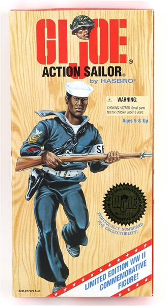 1996 G.I. Joe Hasbro Limited Edition WWII Commemorative Action Sailor 12" Figure  