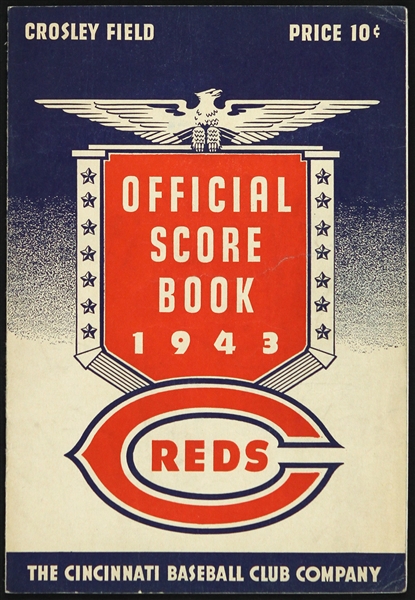 1943 Cincinnati Reds Official Score Book