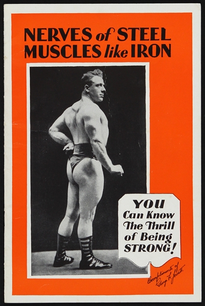 1930 Nerves of Steel Muscles like Iron by The Jowett Institute of Physical Culture 