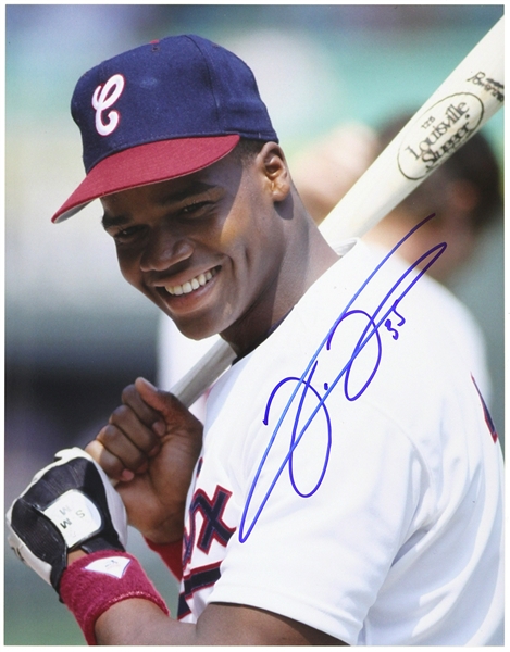 1990-2005 Frank Thomas Chicago White Sox Signed 11"x 14" Photo (JSA)