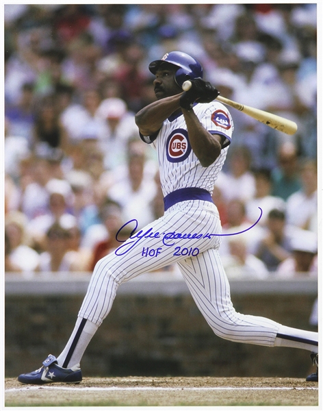 1987-1992 Andre Dawson Chicago Cubs Signed 11"x 14" Photo (JSA)