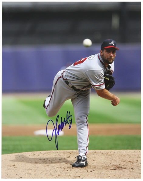 1988-2008 John Smoltz Atlanta Braves Signed 11"x 14" Photo (JSA)