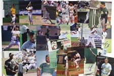 1980s-2000s Oakland A’s Signed 8”x 10”Photos Including Tony LaRussa, Rickey Henderson, Goose Gossage, and more (Lot of 85+)(JSA)