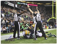 2011-2013 M.D. Jennings Green Bay Packers Signed 11"x 14" Photo (JSA)
