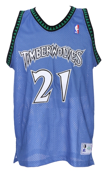 1990s (late) Kevin Garnett Minnesota Timberwolves Jersey 
