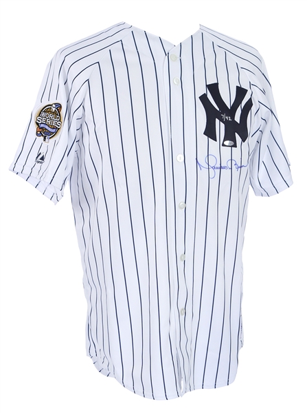 2003 Mariano Rivera New York Yankees Signed Jersey w/ World Series Patch (JSA/Steiner) 7/42