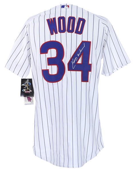 2000s Kerry Wood Chicago Cubs Signed Jersey (JSA)