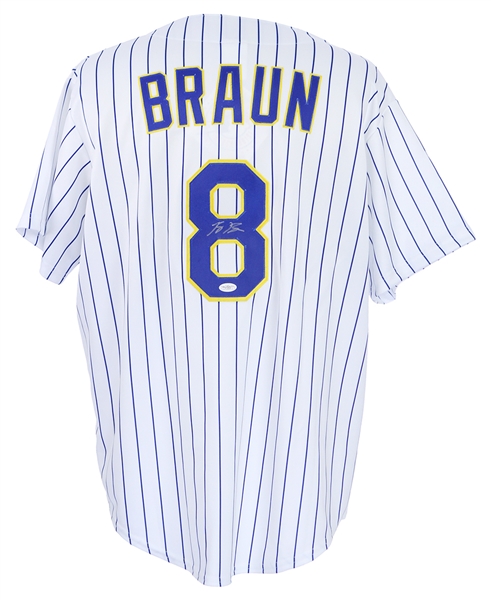 2000s Ryan Braun Milwaukee Brewers Signed Jersey (*JSA*)