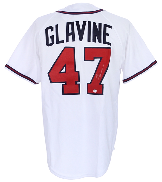 2000s Tom Glavine Atlanta Braves Signed Jersey (JSA)
