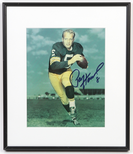 1957-1966 Paul Hornung Green Bay Packers Signed 12"x 14" Framed Photo (JSA)