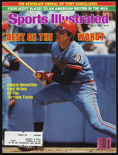 1982 Kent Hrbek Minnesota Twins Sports Illustrated 