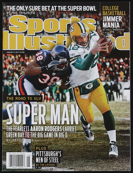 2011 Aaron Rodgers Green Bay Packers Sports Illustrated 