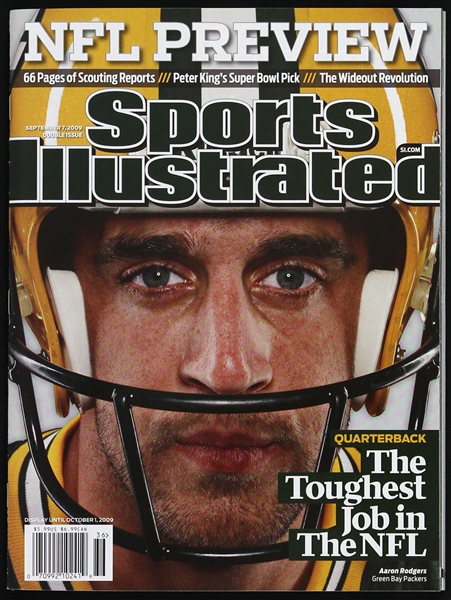2009 Aaron Rodgers Green Bay Packers Sports Illustrated 