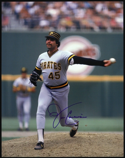 1993 John Candelaria Pittsburgh Pirates Signed 11"x 14" Photo (JSA)