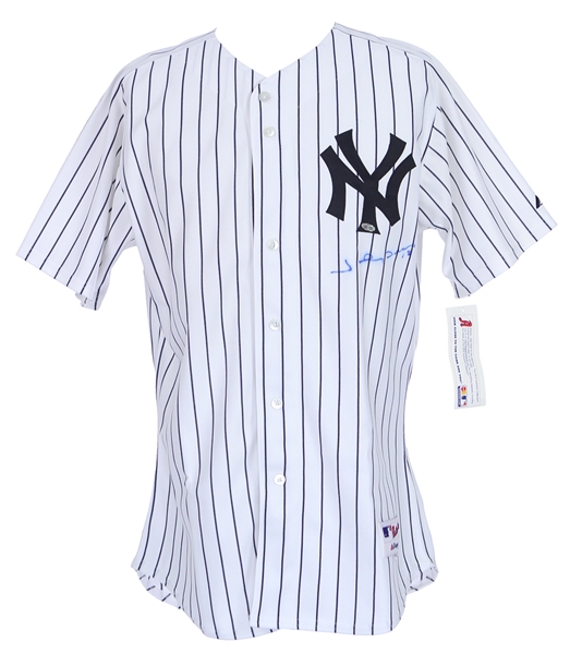 2000s Johnny Damon New York Yankees Signed Jersey (JSA/Steiner)