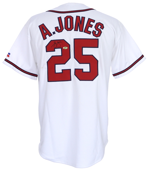 2000s Andruw Jones Atlanta Braves Signed Jersey (JSA)