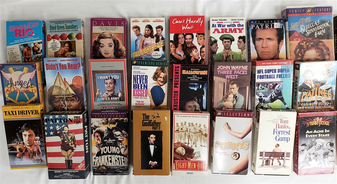 1980s-1990s VHS Film Collection (Lot of 1000+)